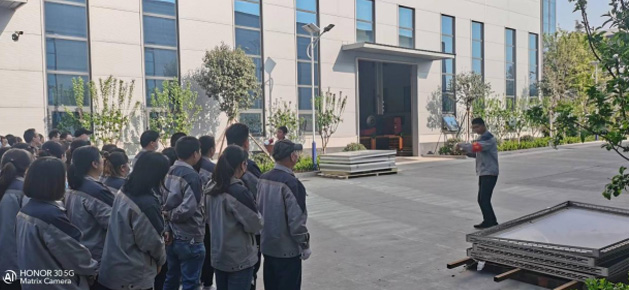 济南锐拓科技有限公司全体员工进行消防应急预案演练