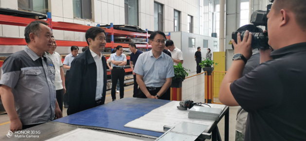 章丘区委领导一行莅临济南锐拓科技有限公司指导工作